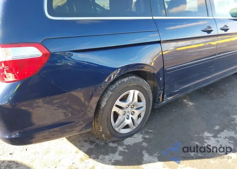 2007 Honda Odyssey Ex from USA, damaged, VIN 5FNRL38487B100723